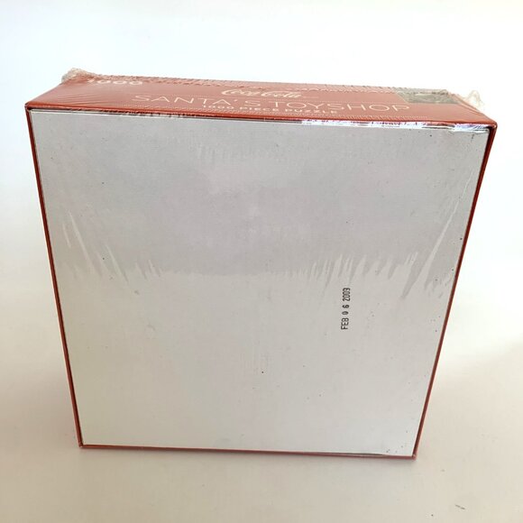 New Sealed Coca-Cola Christmas Jig Saw Puzzle Santas Toyshop 1000 Pieces 2008 - Picture 7 of 9